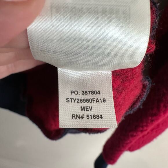 Patagonia Woolyester Fleece Pullover Oxide Red S - Picture 8 of 12